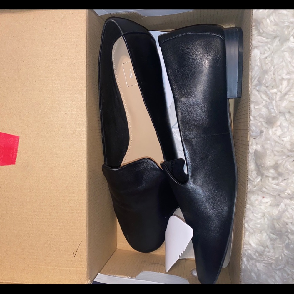 Gap: black tuxedo loafer shoes